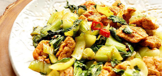 Bok Choy and Spicy Tofu