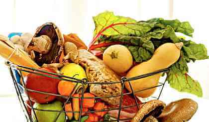 Basket of Fruits & Vegetables