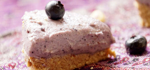 Raw Vegan Blueberry Cheesecake Recipe